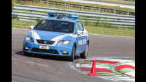 Seat Leon della Polizia in pista a Franciacorta