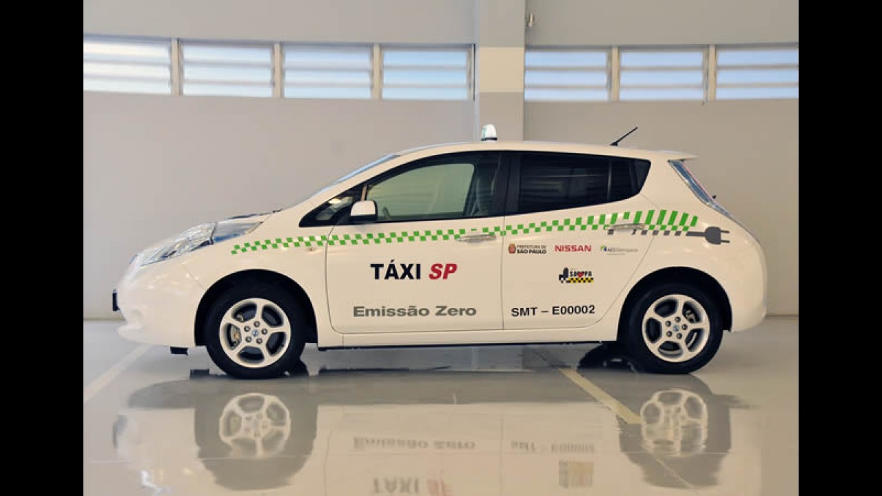 Programa Táxi Elétrico começa em São Paulo com Nissan LEAF
