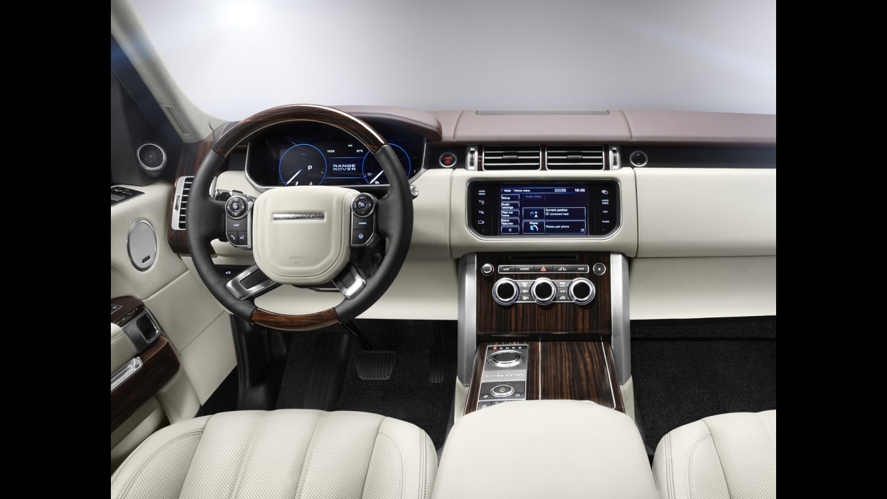 Range Rover 2013 tem novas imagens oficiais reveladas, inclusive do interior