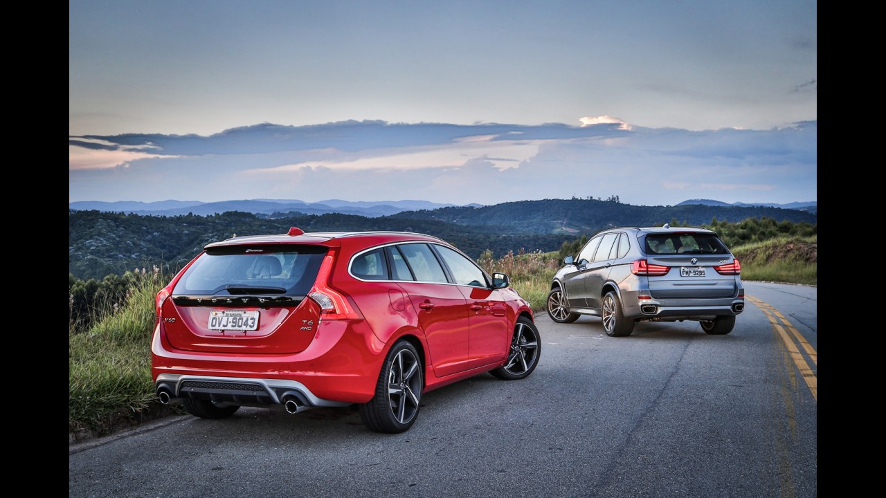 Teste CARPLACE: BMW X5 e Volvo V60 T6 - por que os SUVs estão matando as peruas?