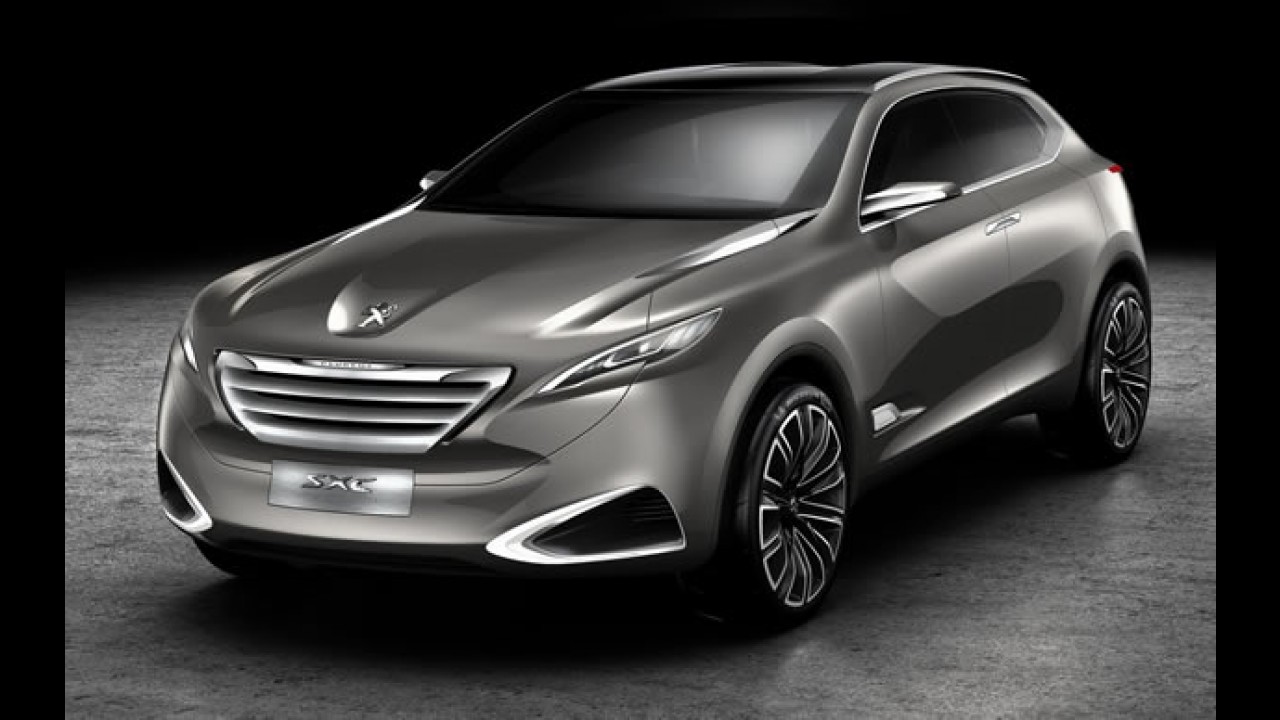 Peugeot SXC: crossover conceitual híbrido tem 313 cv e consumo de 17,2 km/l