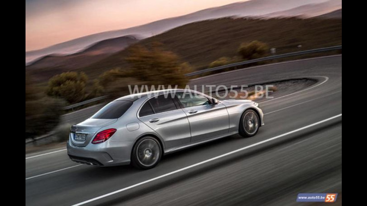 De novo! Futuro brasileiro, Mercedes Classe C 2014 aparece em novas imagens