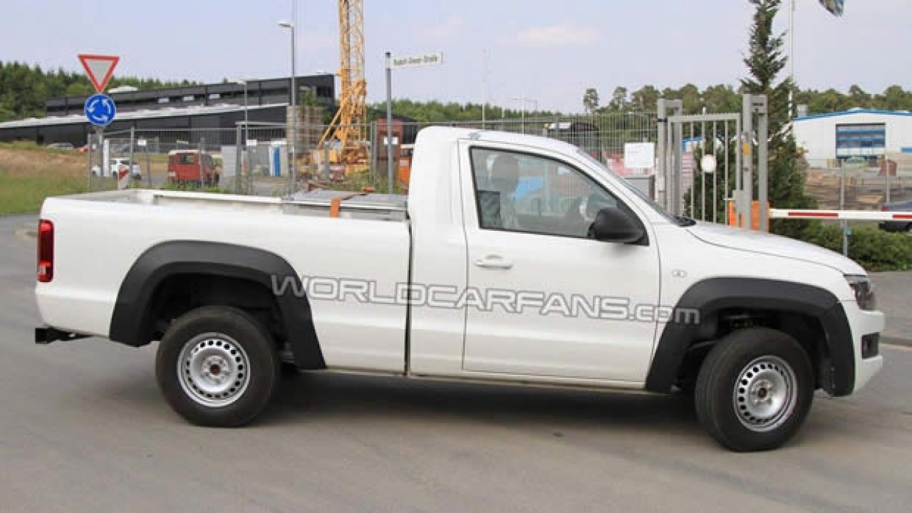 VW Amarok de cabine simples aparece novamente