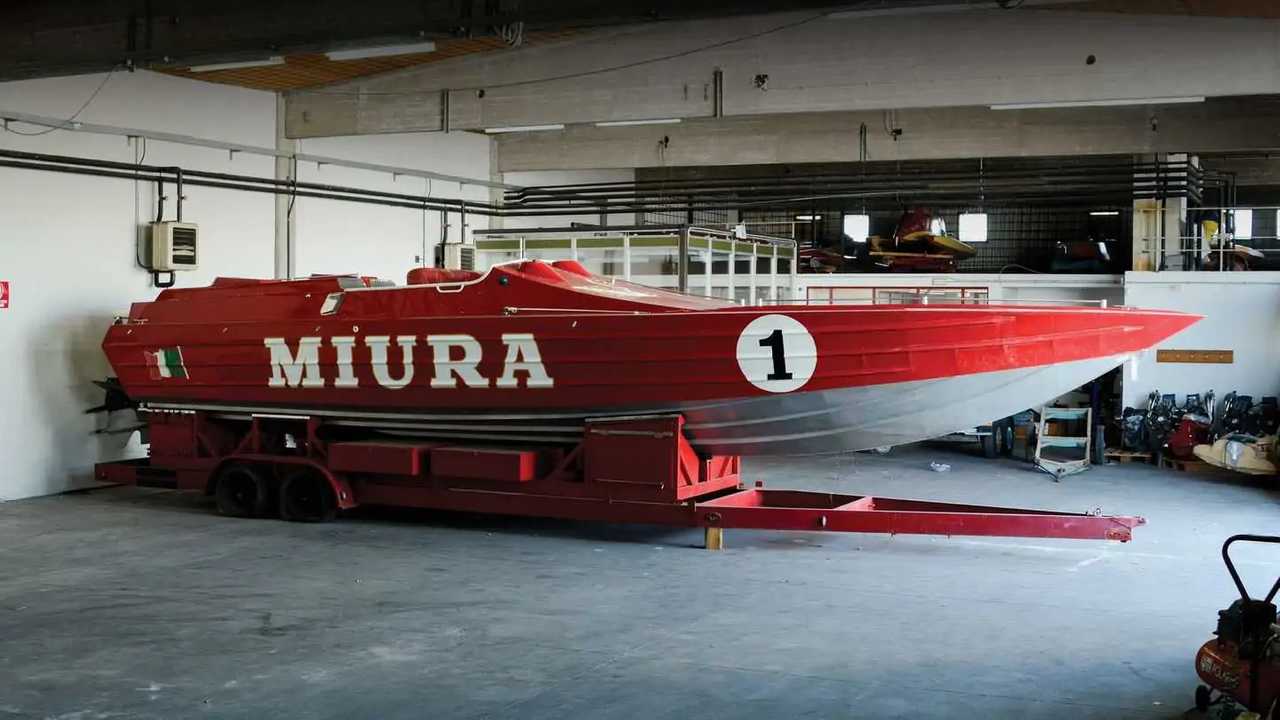 Lamborghini Miura, il super motoscafo all'asta