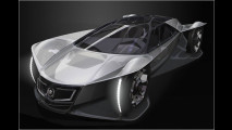 Smart und Cadillac vorn
