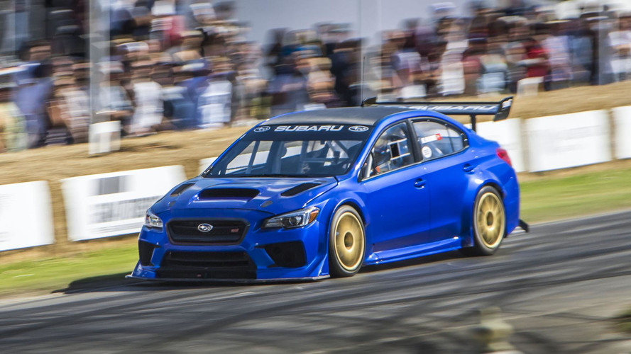 Subaru WRX STI at the Goodwood Festival of Speed