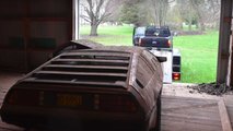 Delorean abandonado durante 32 años