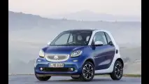 smart fortwo e forfour, le prime foto