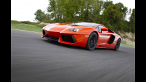 La Lamborghini Aventador a Vallelunga