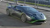 2021 Lamborghini Huracan STO espionne près de Modène