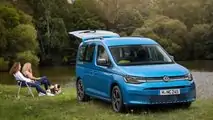 Volkswagen Caddy California: Entspannung am Seeufer mit dem Caddy California.