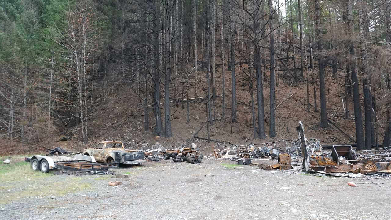 wildfire debris