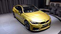 BMW M4 in Austin Yellow