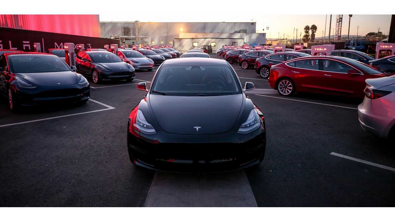 First 50 Tesla Model 3s from the event launch on July 28th, 2017