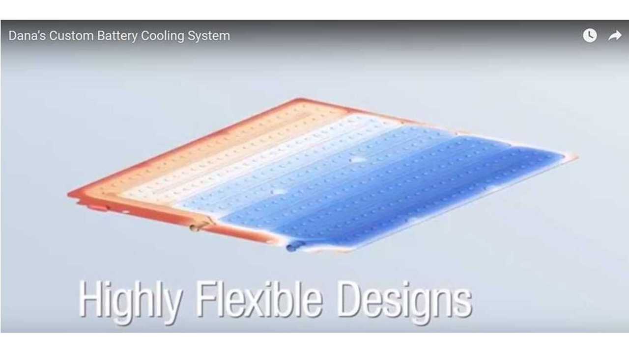 Dana bottom cooling plate: Courtesy Dana Corp