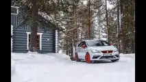 Seat, la prova del 4x4 sul ghiaccio