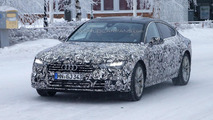 Audi A7 facelift spy photo