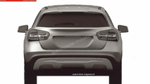 Mercedes-Benz GLA 180 CDI leaked patent photo 12.11.2013