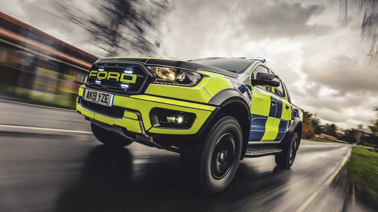 Ford Ranger Raptor Polizia UK