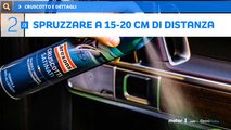 Pulizia auto, il cruscotto le plastiche e le guarnizioni