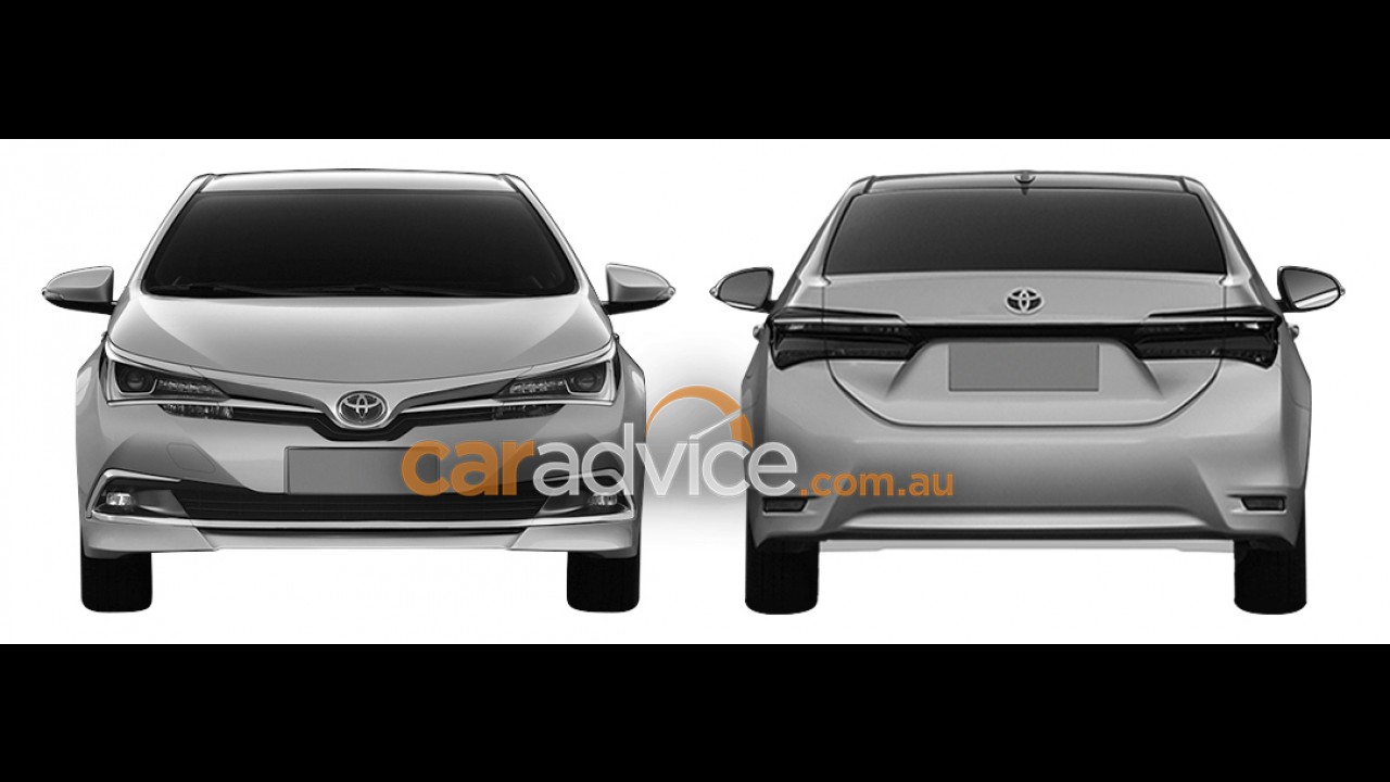 Toyota Corolla reestilizado aparece em imagens de patente