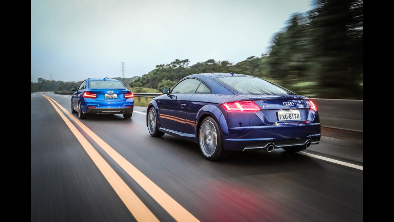 Cupês de sangue azul: novo Audi TT encara BMW M235i