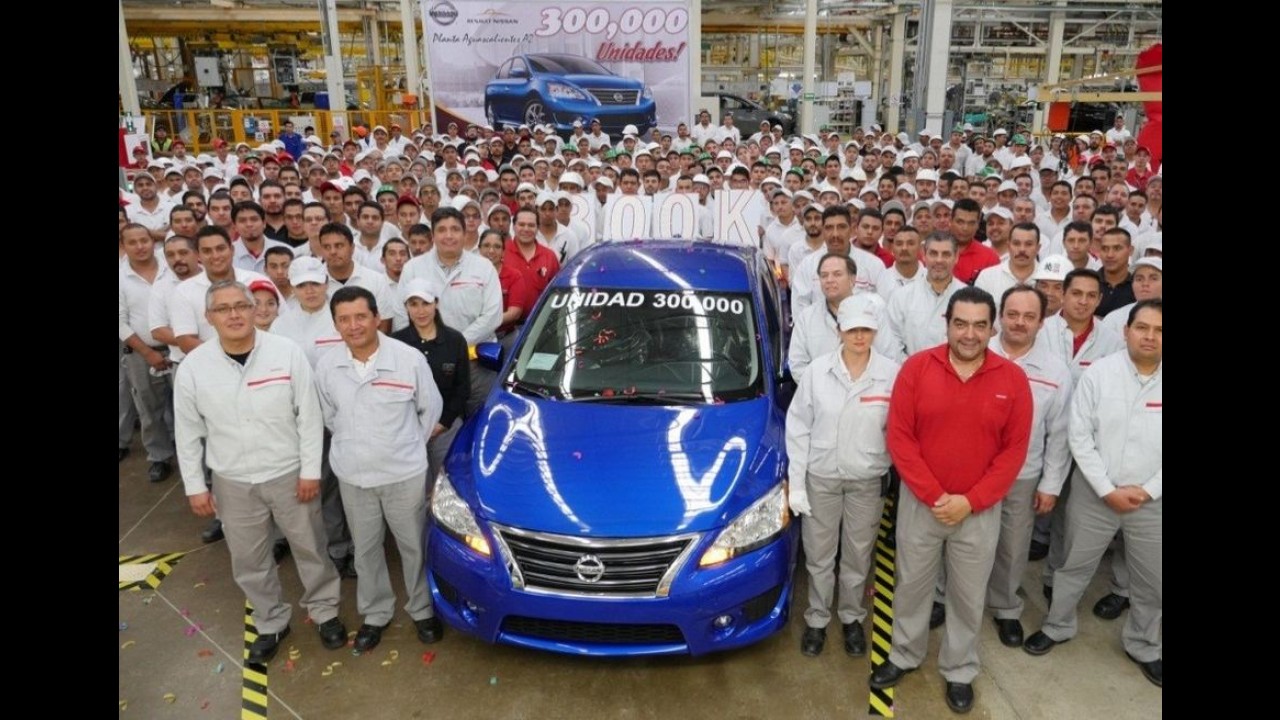 Nissan celebra 300 mil unidades produzidas na fábrica Aguascalientes 2 no México