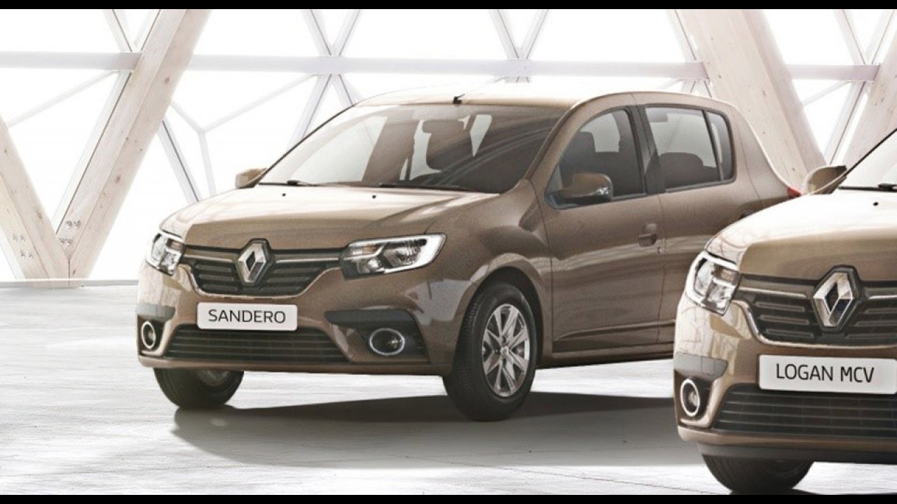 Novos Renault Sandero e Logan 2017 são revelados com LED e assistente de partida em rampa