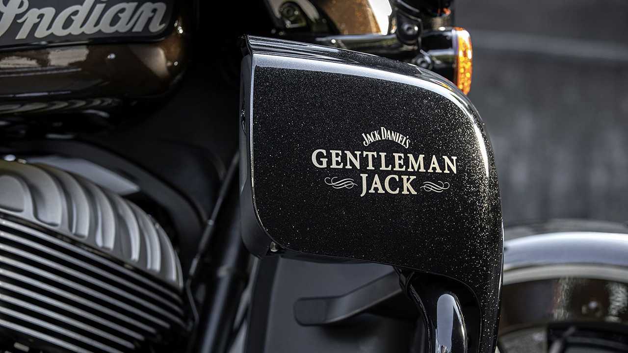 Jack Daniel's Indian Roadmaster Dark Horse Limited Edition-Gentleman Jack Badging