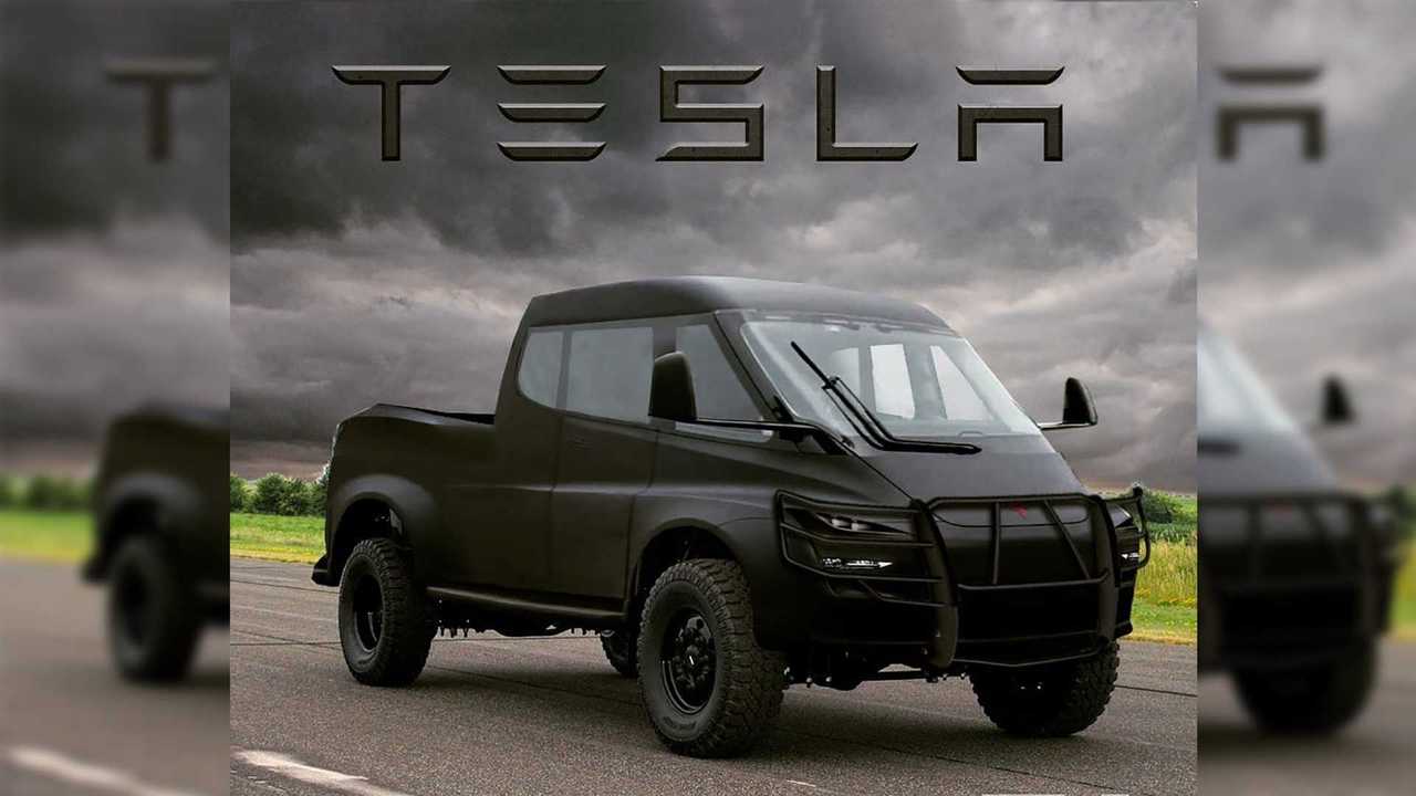 Tesla Truck Render