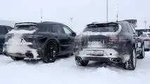 2019 Porsche Macan facelift spy photo