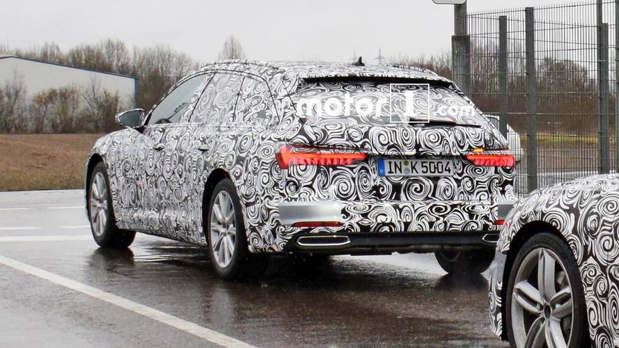 Audi A6 Avant Spy Photos