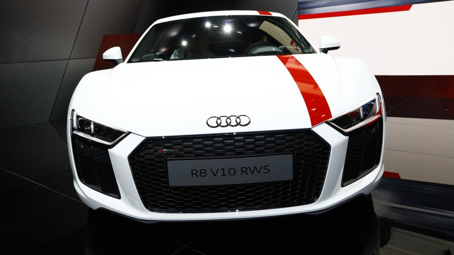 Audi R8 V10 RWS live in Frankfurt
