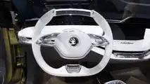 Skoda Vision E Concept live in Frankfurt