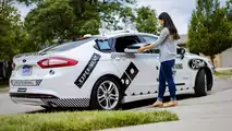 Domino's Pizza Autonomous Ford Fusion