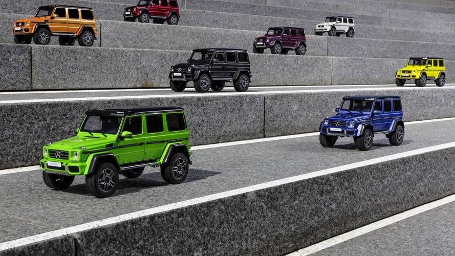 Mercedes-Benz G500 4×4² modelo a escala 1:18