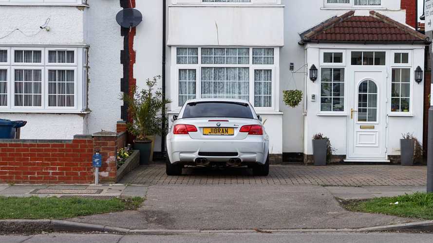 BMW M3 parked in driveway