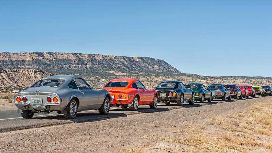 Opel GT clásico en la Ruta 66