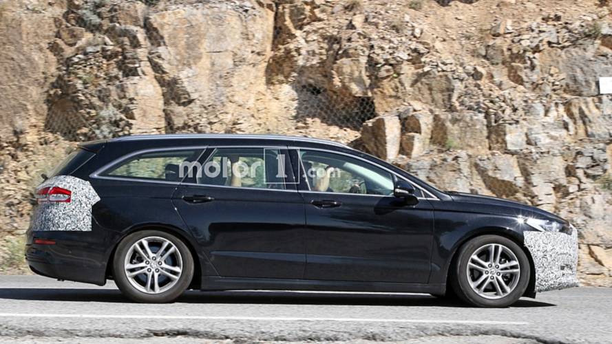 Ford Mondeo wagon facelift spy photo