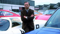 Ferry Porsche at the Porsche-plant in Zuffenhausen (1968)