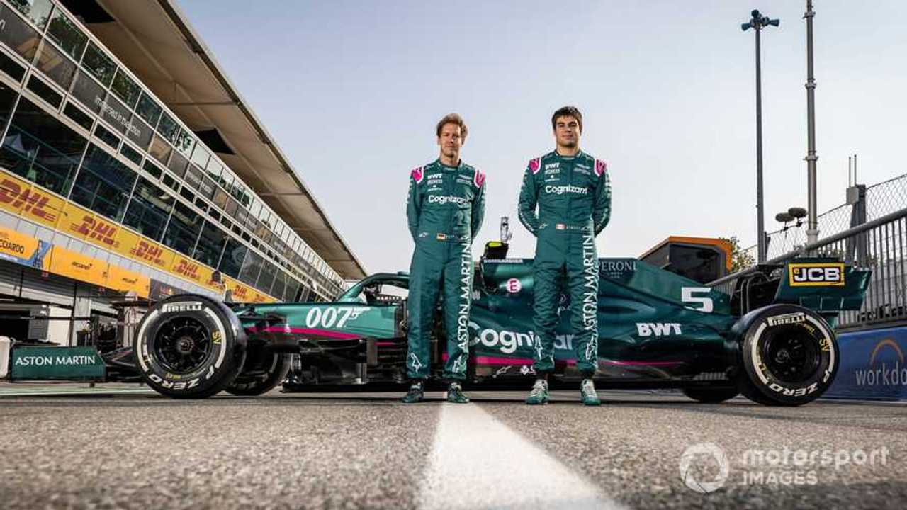 Sebastian Vettel and Lance Stroll at Italian GP 2021