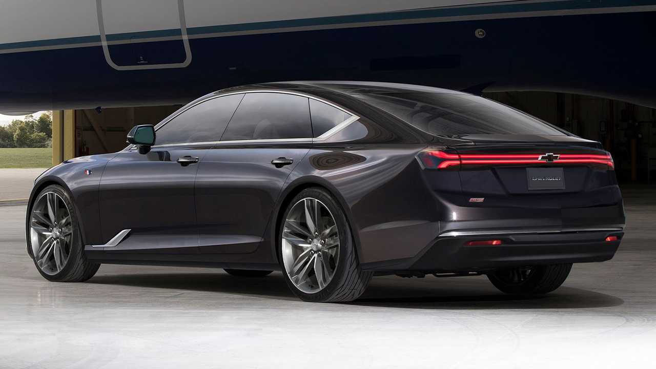 Elektrikli Chevrolet Camaro Sedan Hayali Tasarımı (Render)