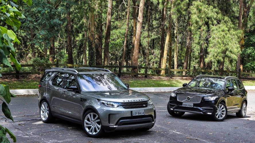 Comparativo Land Rover Discovery x Volvo XC90