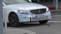 2018 Mercedes C350e facelift spy photo