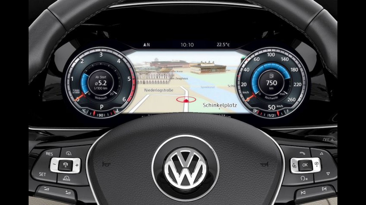 Golf reestilizado estreia em 2016 com painel digital e condução autônoma