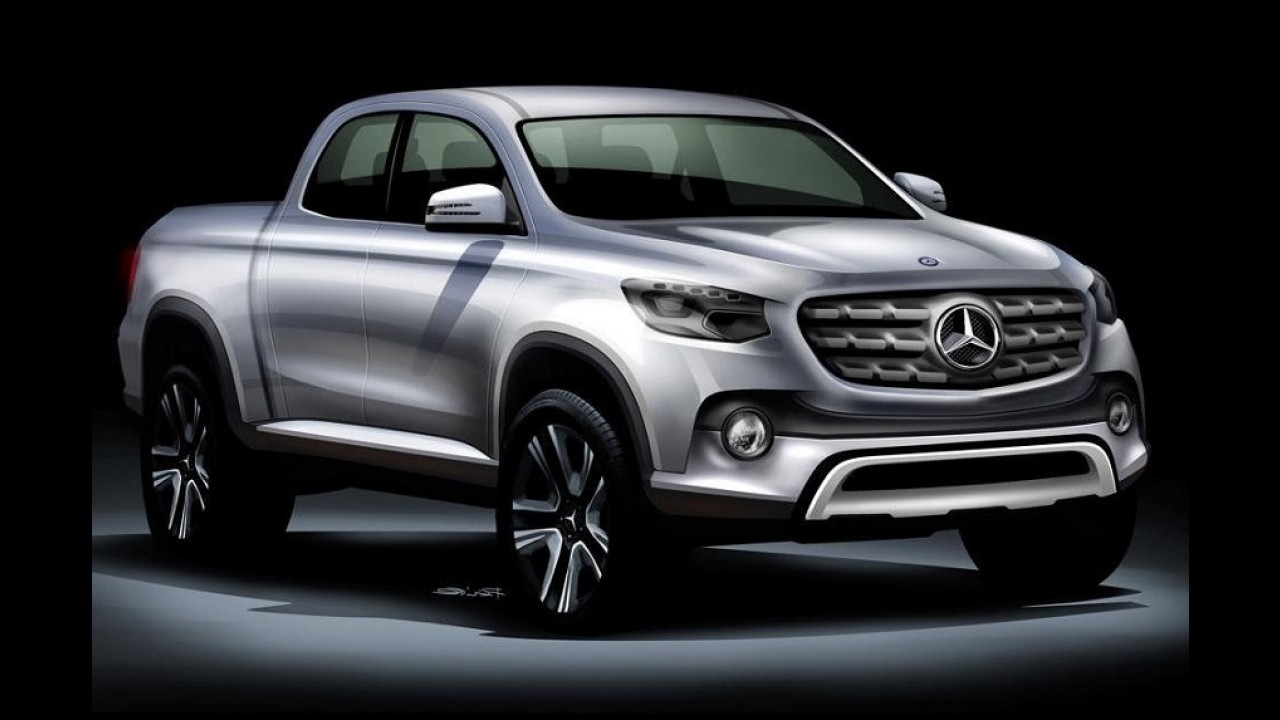 Mercedes-Benz GLT: inédita picape média terá detalhes revelados em outubro
