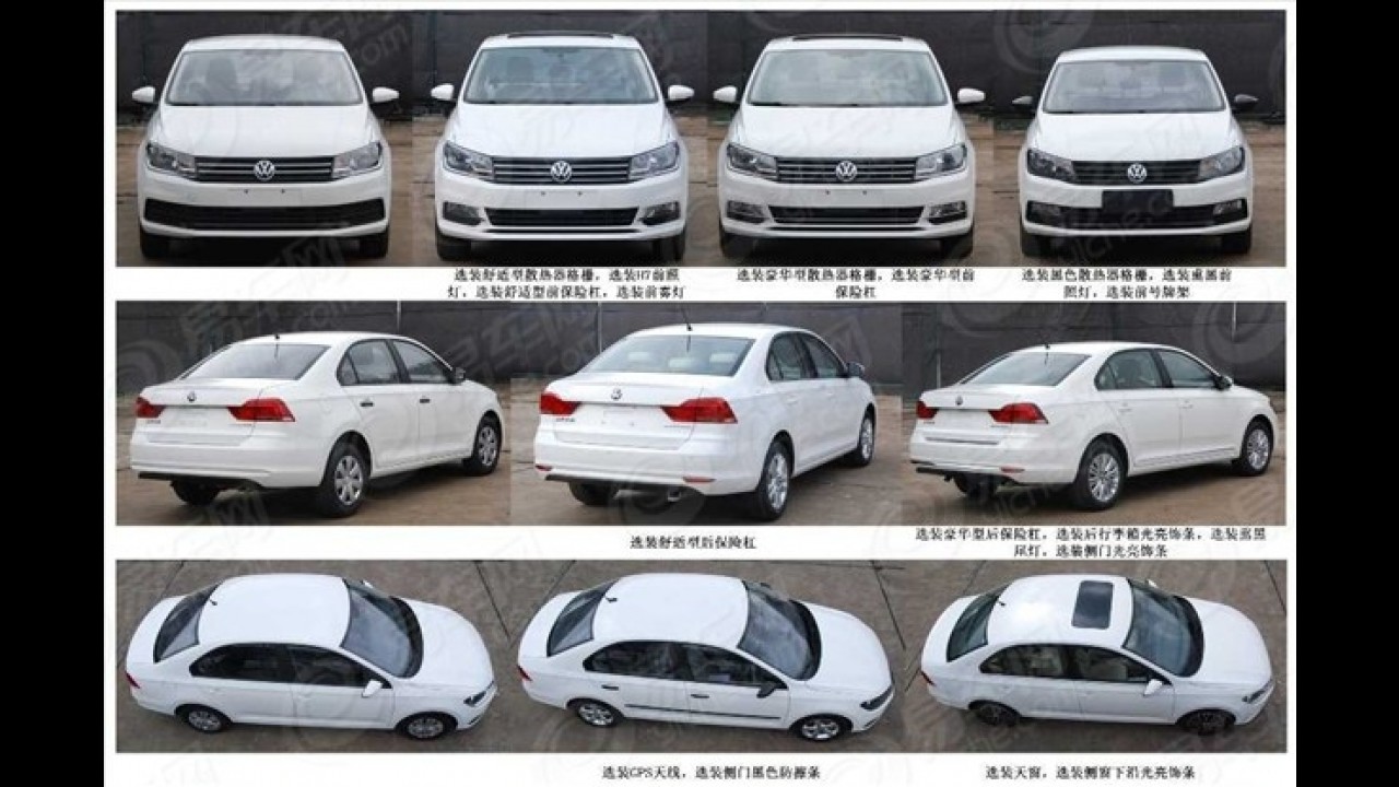 Volkswagen Santana com visual atualizado aparece em primeiras imagens