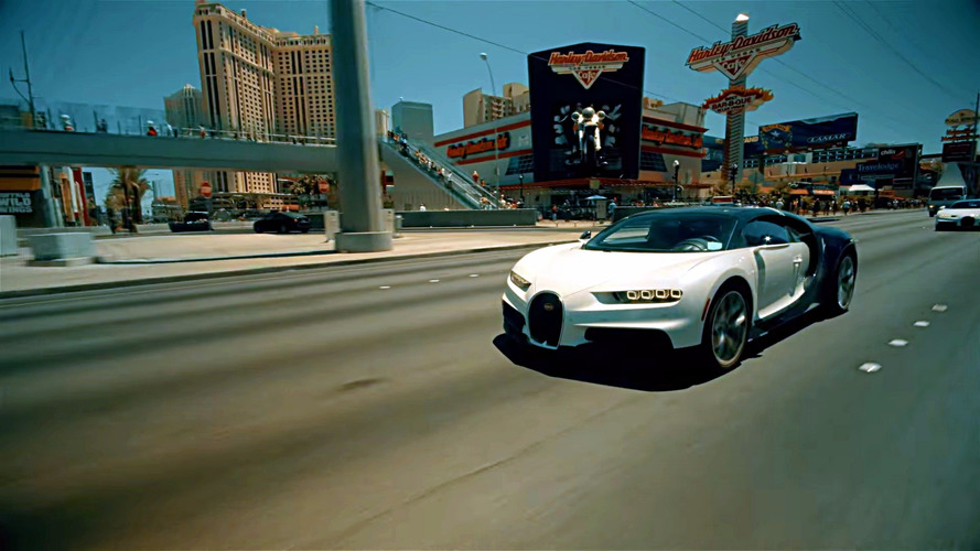 Bugatti Chiron desert testing