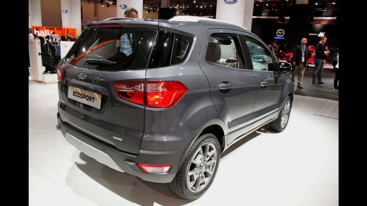 Frankfurt: EcoSport 2016 sem estepe na traseira é atração no estande da Ford