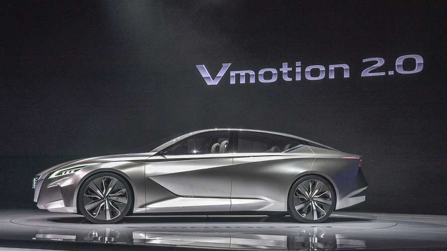 Nissan Vmotion 2.0 concept live in Detroit
